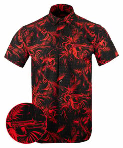 The Cog Button Down Shirt Outdoor Hawaiian Tactical Shirt Gifts For Gun Lovers