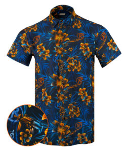 The Resistance Floral Button Down Shirt Hawaiian Tactical Button Down Best Gifts For Father