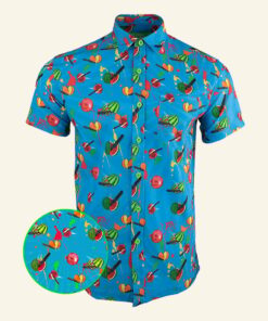 SOG x Retro Collab Button Down Shirt Tactical Shirt Hawaii Style Gift Ideas For Friends -WearandDecor