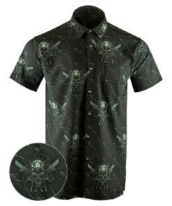 The Hitman V3 Button Down Shirt Tactical Shirt Hawaii Style Birthday Gifts For Boyfriend -WearandDecor