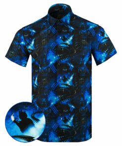 The Ripley Button Down Shirt Tactical Aloha Print Shirt Gift Ideas For Father -WearandDecor