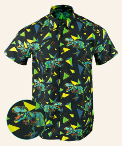 Small Arms Button Down Shirt Tactical Aloha Shirt Birthday Gift For Husband -WearandDecor