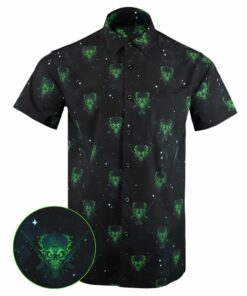 The Invader Button Down Shirt Hawaiian Tactical Button Down Birthday Gifts For Father -WearandDecor