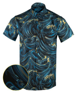 The Kraken Button Down Shirt Tactical Aloha Shirt Gift Ideas For Gun Lovers -WearandDecor