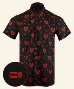 Shattered Black Button Down Shirt Hawaiian Tactical Button Down Gifts For Father -WearandDecor