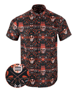 Zaragoza Button Down Shirt Hawaiian Tactical Button Down Dad Christmas Gifts -WearandDecor