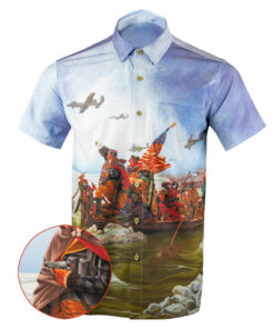 The Delaware Button Down Shirt Tactical Hawaiian Shirt Presents For Boyfriend -WearandDecor