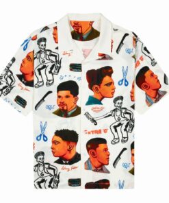 Tyler The Creator Merch Barbershop Rayon Hawaiian Shirt Golf Wang Merch Gifts For Husband