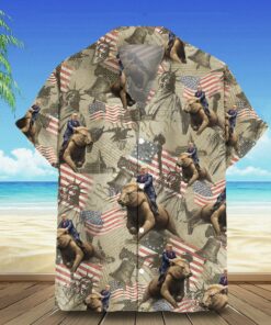 2026 Hawaiian Shirt Pro Patriotic Button Down Shirt Gifts For Father