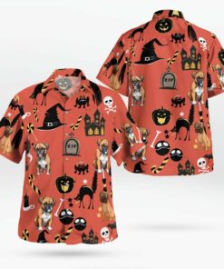 Boxer Halloween Hawaiian Shirt Best Halloween Gifts Ideas For Him Her