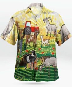 Goat Hawaiian Shirt Unisex Streetwear Unique Gifts For Boyfriend Girlfriend