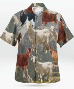 Goat Hawaiian Shirt Unisex Streetwear Unique Gifts For Boyfriend