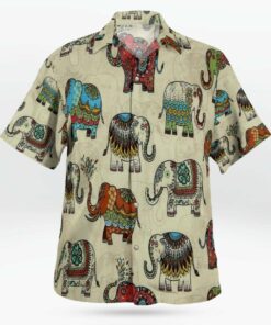 Elephant Hawaiian Shirt Unisex Streetwear Unique Gifts For Husband