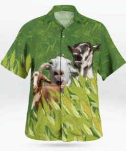 Goat Hawaiian Shirt Unisex Streetwear Unique Gifts For Husband