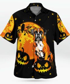 Boxer Halloween Hawaiian Shirt Unique Gifts Ideas For Men Women