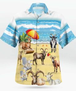 Goat Hawaiian Shirt Unisex Streetwear Best Gifts For Men Women