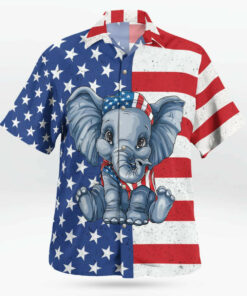 Elephant Hawaiian Shirt Unisex Streetwear Unique Gifts For Him