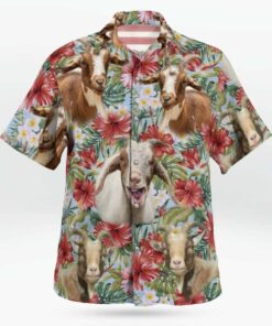 Goat Hawaiian Shirt Unisex Streetwear Unique Gifts For Goat Lovers