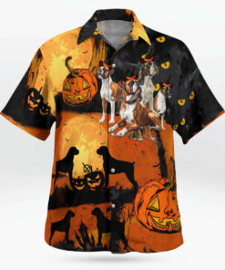 Boxer Halloween Hawaiian Shirt Unique Birthday Gifts Ideas For Animal Lovers