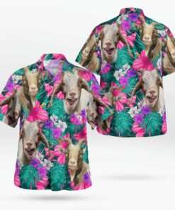 Goat Hawaiian Shirt Unisex Streetwear Unique Gifts For Dad