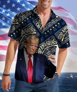 God And Guns Two Things You'll Never Take From Me Hawaiian Shirt 2026 Merch Gifts For Dad