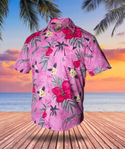 Tactical Hawaiian Shirt Guns Button Up Shirt Flower And Weapons Shirts Gun Lovers Gifts