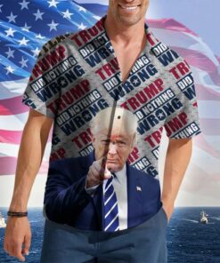 Did Nothing Wrong Hawaiian Shirt Pro 2026 Patriotic Button Up Shirt Gift For Father