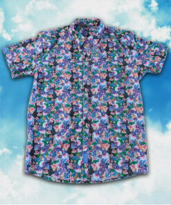 Tactical Hawaiian Shirt Flowers And Guns Button Up Shirt Gun Lovers Gifts For Dad