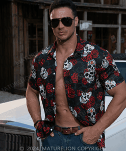Bloom And Death Hawaiian Shirt Funny Saying Tee for Men Hilarious Graphic Shirt