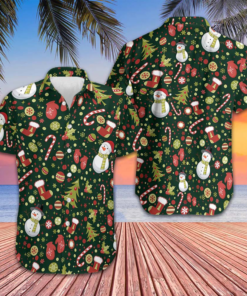 Merry Christmas Pattern Hawaiian Shirt Family Christmas Shirts 2026 Gifts For Him