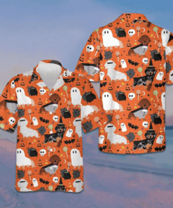 Dachshunds On Halloween Hawaiian Shirt Funny Halloween Shirt Gifts For Dog Lovers
