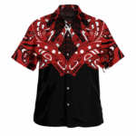 Killer Whale Haida Art Print Hawaii Shirt Northwest Pacific Style Apparel Gifts
