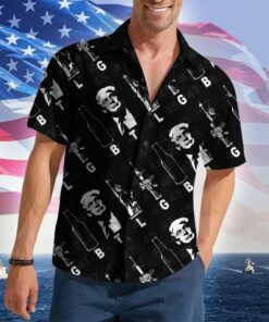 LGBT 2026 Hawaiian Shirt Let's Go Brandon Button Up Shirt Gifts For Husband