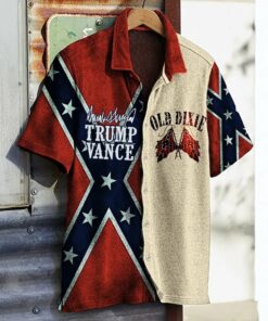 Vance Old Dixie Hawaiian Shirt Proud Dixie Victory Shirt Gifts For Boyfriend