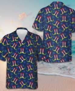 Christmas Elves Legs Hawaiian Shirt Merry Xmas Elf Shirt Gifts For Cousin