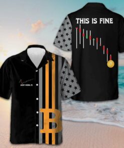 Bitcoin Just Hold It Hawaiian Shirt Summer Short Sleeve Shirts Gifts For Men