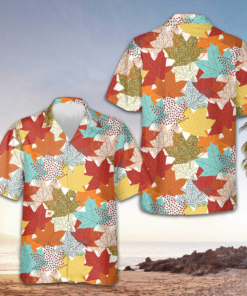 Fall Maple Leaves Hawaiian Shirt Funny Thanksgiving Shirt Gifts For Him