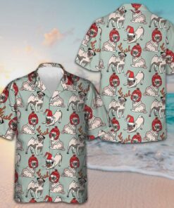 Merry Christmas Pug Dog Hawaiian Shirt Cute Christmas Shirt Gifts For Pug Lovers
