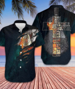 All I Need Today Is A Little Bit Of Guitar Hawaiian Shirt Guitar Lovers Button Up Shirt Men