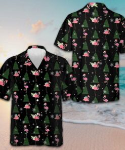 Flamingo Merry Xmas You All Hawaiian Shirt Funny Christmas Shirt Gifts For Flamingo Lovers