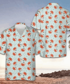 Crab Underwater Hawaiian Shirt Cool Summer Shirts Gifts For Crab Lovers