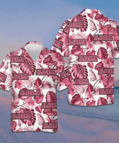 Alabama Tropical Hawaiian Shirt Vacation Button Down Shirts Gifts For Summer