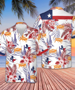 Bluebonnet Texas Hawaiian Shirt Button Up Vacation Shirts Gifts For Texas Lovers