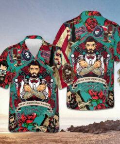 Gentlemen Stay Sharp Barber Hawaiian Shirt Men's Button Up Shirts Summer Gifts For Barbers