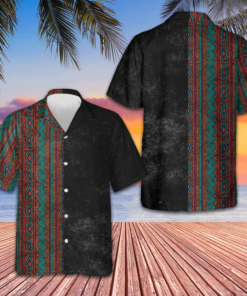 Aztec And Tribal Native American Hawaiian Shirt Men's Button Down Shirts Gifts For Son