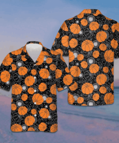 Thanksgiving Pumpkins And Suowers Seamless Pattern Hawaiian Shirt Gifts For Thanksgiving