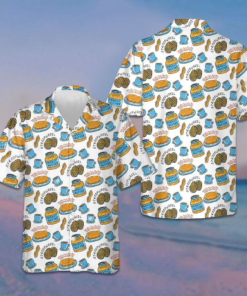 Yummy Peanut Butter Hawaiian Shirt Summer Button Up Shirt Gifts For Peanut Butter Lovers