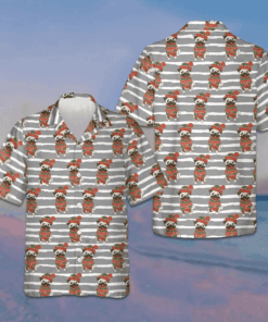 Pug In Sweater And Winter Hat Hawaiian Shirt Pug Lovers Xmas Shirt Gifts For Friends