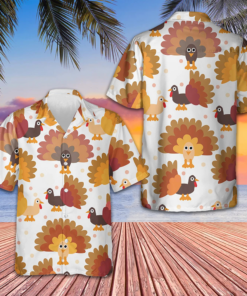 Lots Of Turkeys Thanksgiving Hawaiian Shirt Turkey Shirts For Thanksgiving Gift Ideas