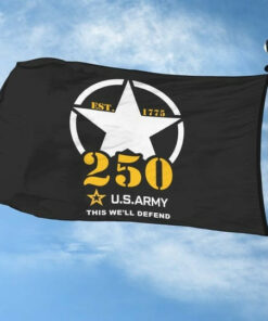 US Army Veteran Flag This We'll Defend 250th Anniversary Semiquincentennial